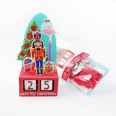 CHRISTMAS FOAM STICKER KIT * NUTCRACKER ADVENT CALENDAR